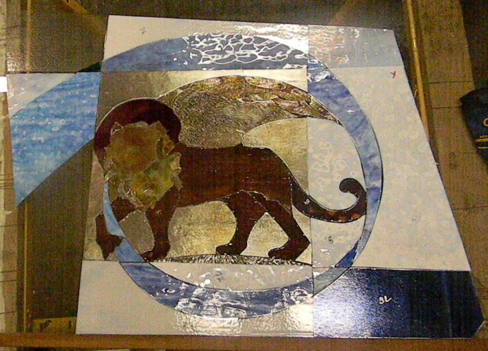 cutout of lion