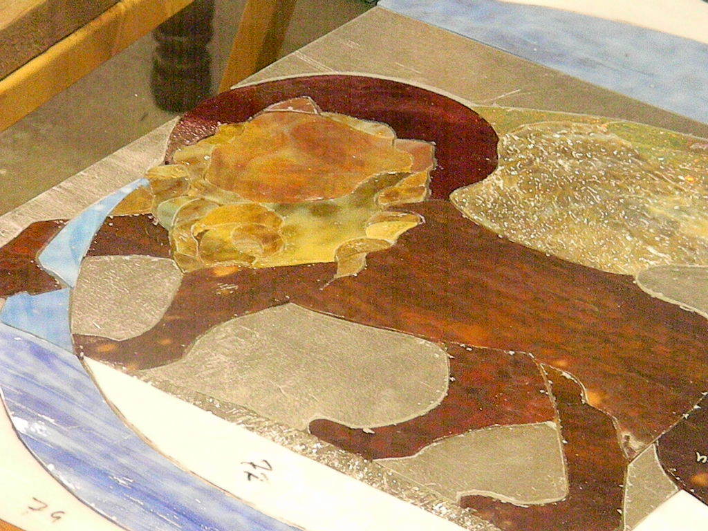 Lion glass